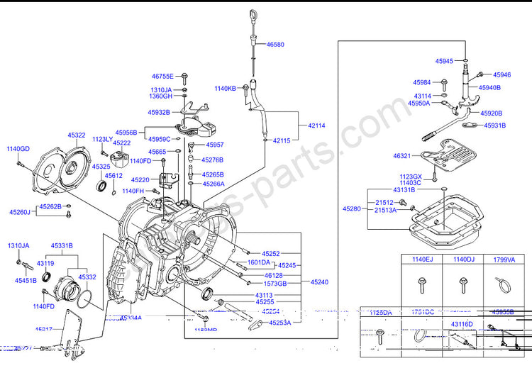GENUINE BRAND NEW HYUNDAI GETZ 2006-2011 O-RING,AUTOMATIC TRANSMISSION CASE