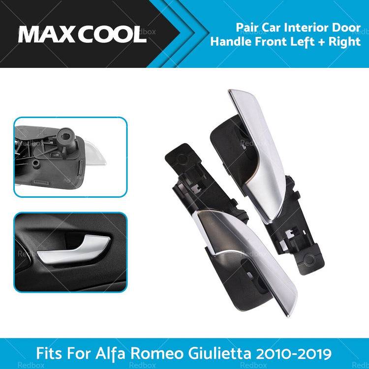 2x Door Handle Interior Front Suitable for Alfa Romeo Giulietta 10-19 59AL201