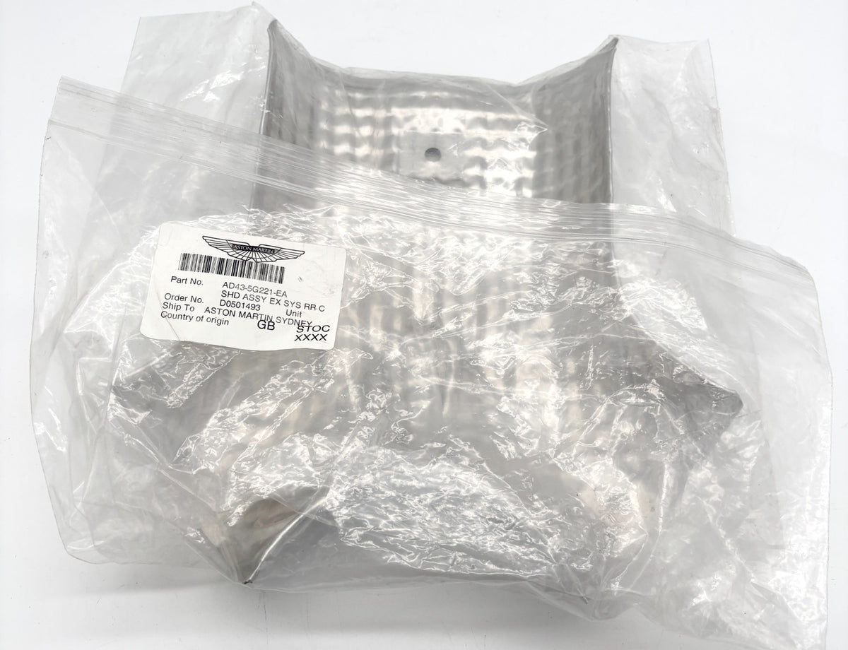 Genuine Aston Martin Rapide Exhaust System Rear Centre Heat Shield AD43-5G221-EA