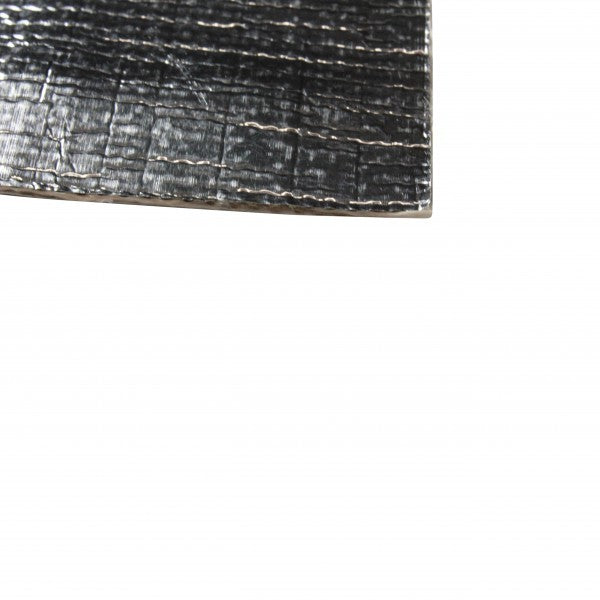 Heat Shield Mat 475mm x 1m Aluminised Fibreglass with adhesive Rated 590'C