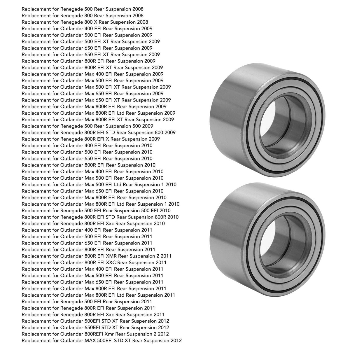 Trailing Arm Bearings Wheel Bearings Kit 2pcs 293350037 For ATV
