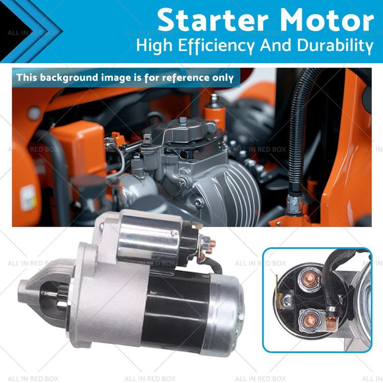 Starter Motor Suitable for Kubota Tractors 25HP 27HP 30HP 32HP 2NJ-0HA-X08 12V