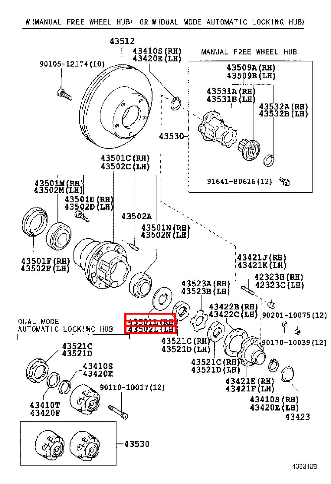 Genuine Dyna ToyoAce KDY281 KDY280 KDY271 KDY270 Front Axle Lock Washer x2