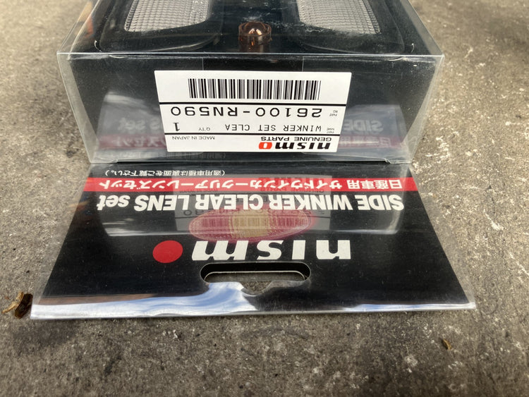 NISMO front guard side indicator pair clear for NISSAN SKYLINE R33 GTST RB25 new