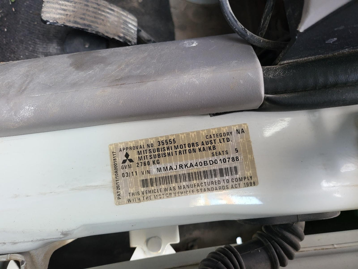 Mitsubishi Triton Steering Column MN 08/2009-04/2015