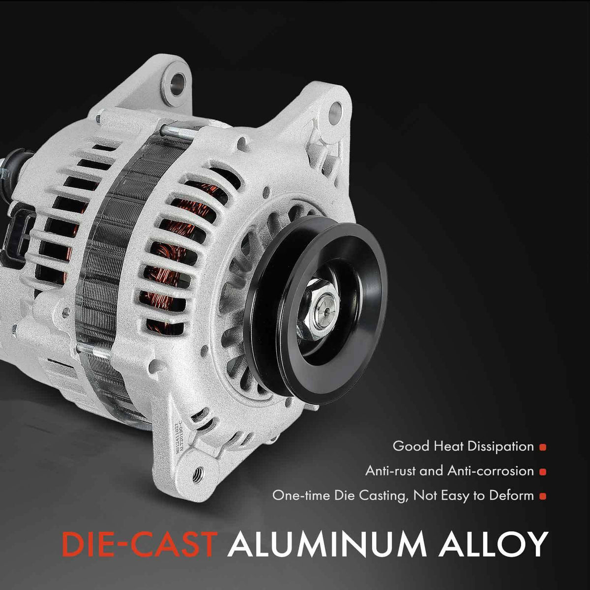 Alternator for Nissan Patrol GU Y61 TY61 1998-2007 4.2L TD42 1-Groove Diesel