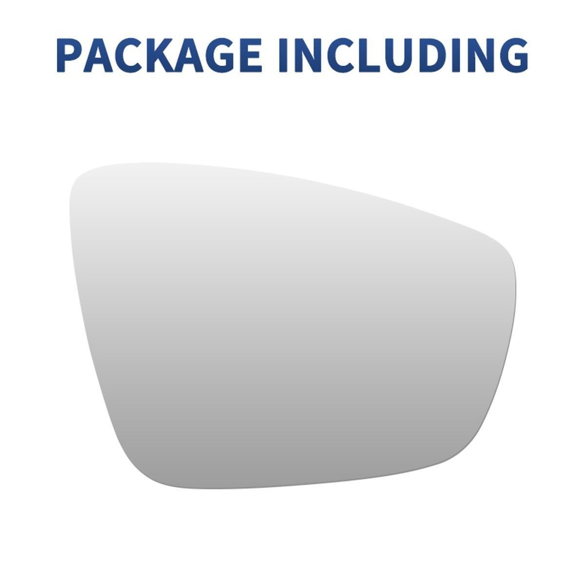 Wing Mirror Glass Driver Side For VW Polo Heated Convex Replacement