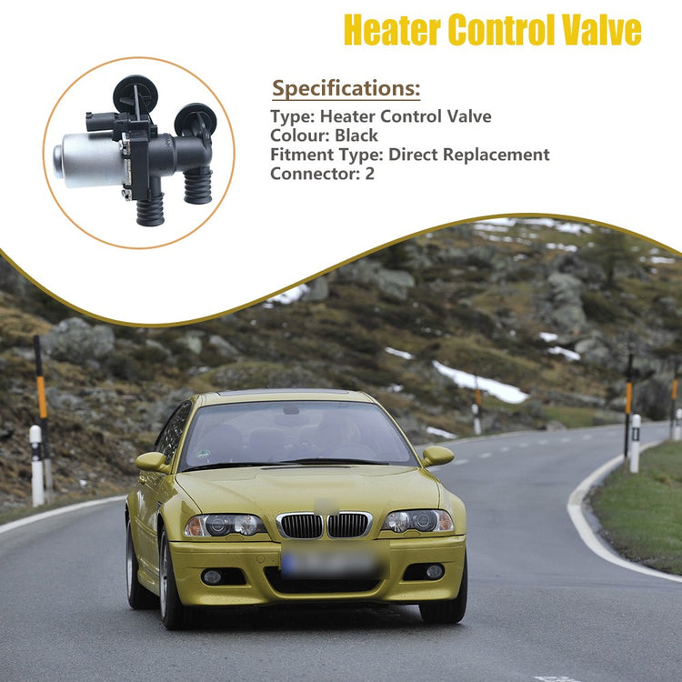 Heater Valve Suitable For BMW E46 E39 E83 318i 320i 325i 330i 520i 528i 530i X3