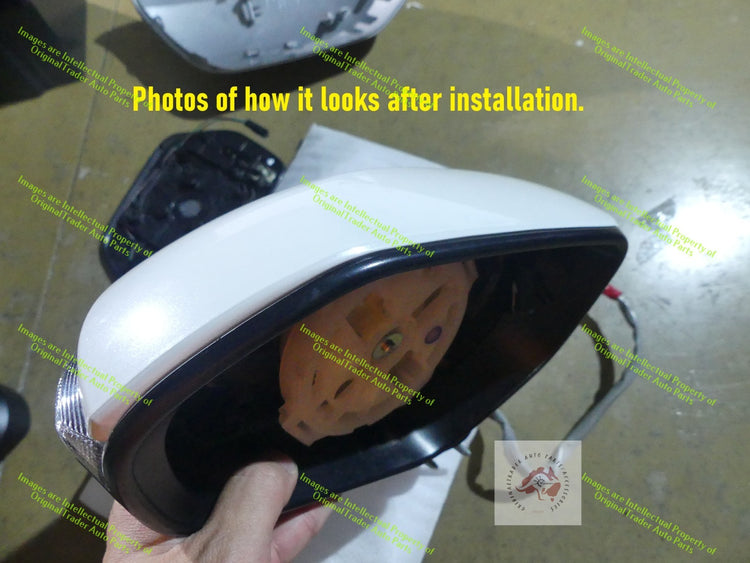 Right Side Mirror Cover Cap Housing for Toyota Corolla E210 Glacier White 040