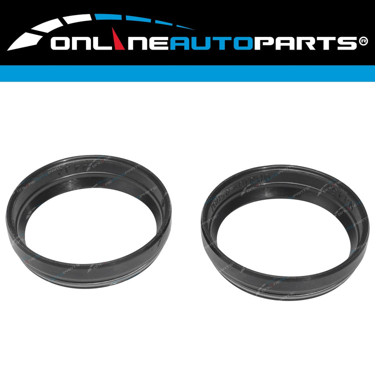 2 Rear Diff Axle Oil Seals for Toyota Landcruiser 4x4 1/1979 to 11/1997