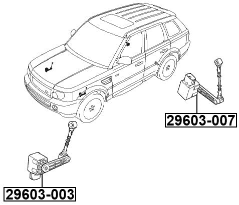 29603-007 Febest Rear Level Sensor (With Link) LR023650