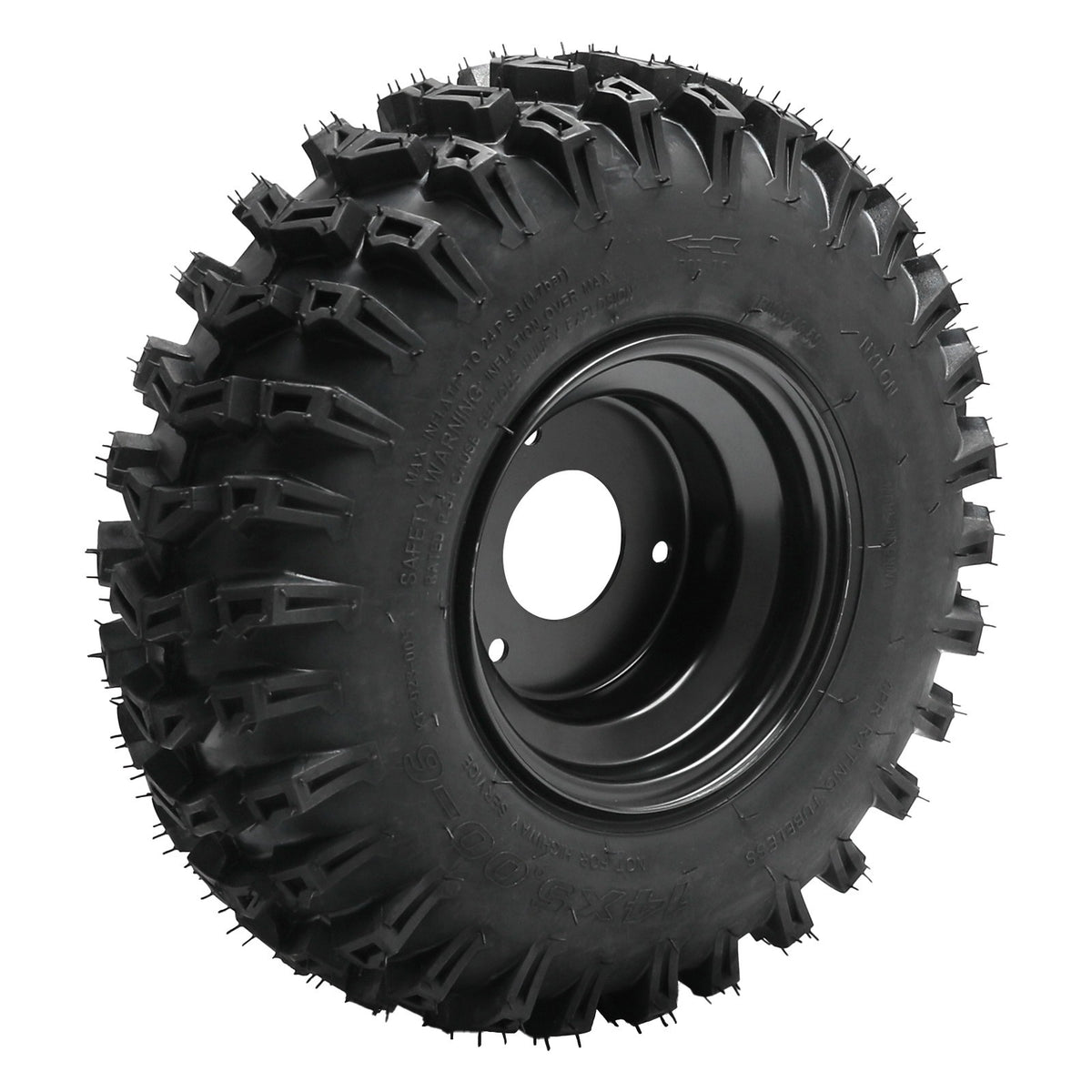 4Pack 14x5-6 14x5.00-6 Tyre Rim Wheel 6" 3 Hole 78mm for Go Kart ATV Quad E Bike