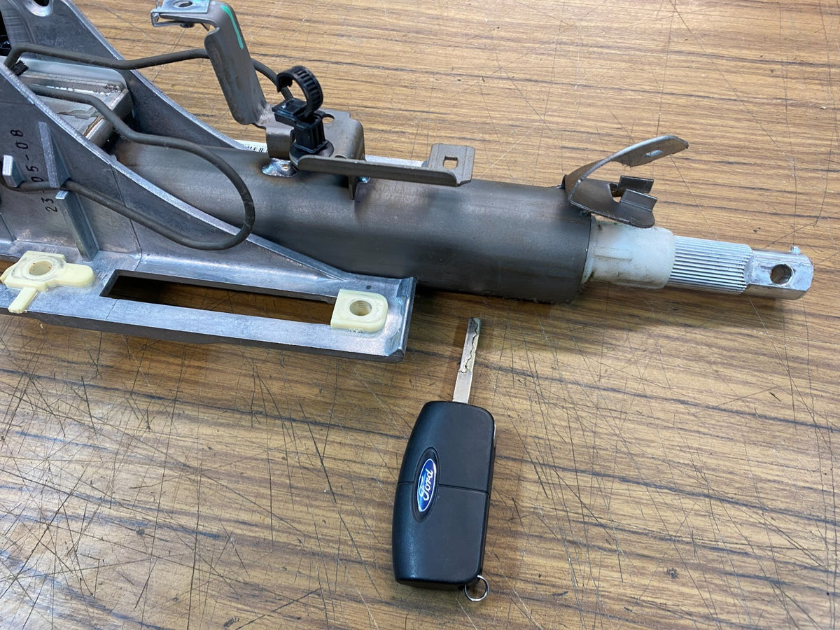 Ford Falcon FG S2 Steering Wheel Column + Barrel + Ignition + Key