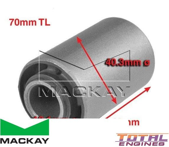 Mackay Automotive Rear Leaf Spring Bush for Nissan Navara D22 - A2329