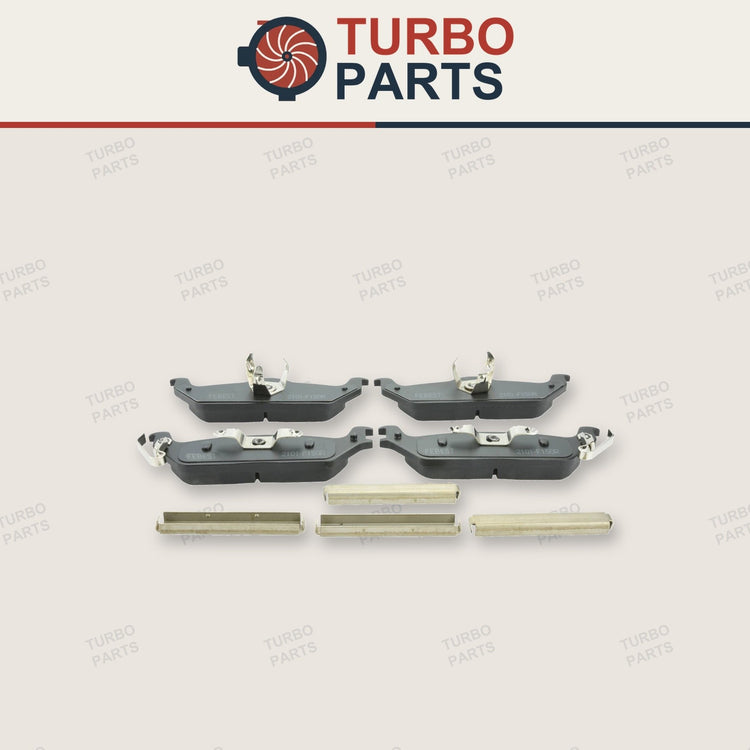 Ford Rear Pad Kit, Disc Brake - (With Anti Squeal Shim, With Brackets)
