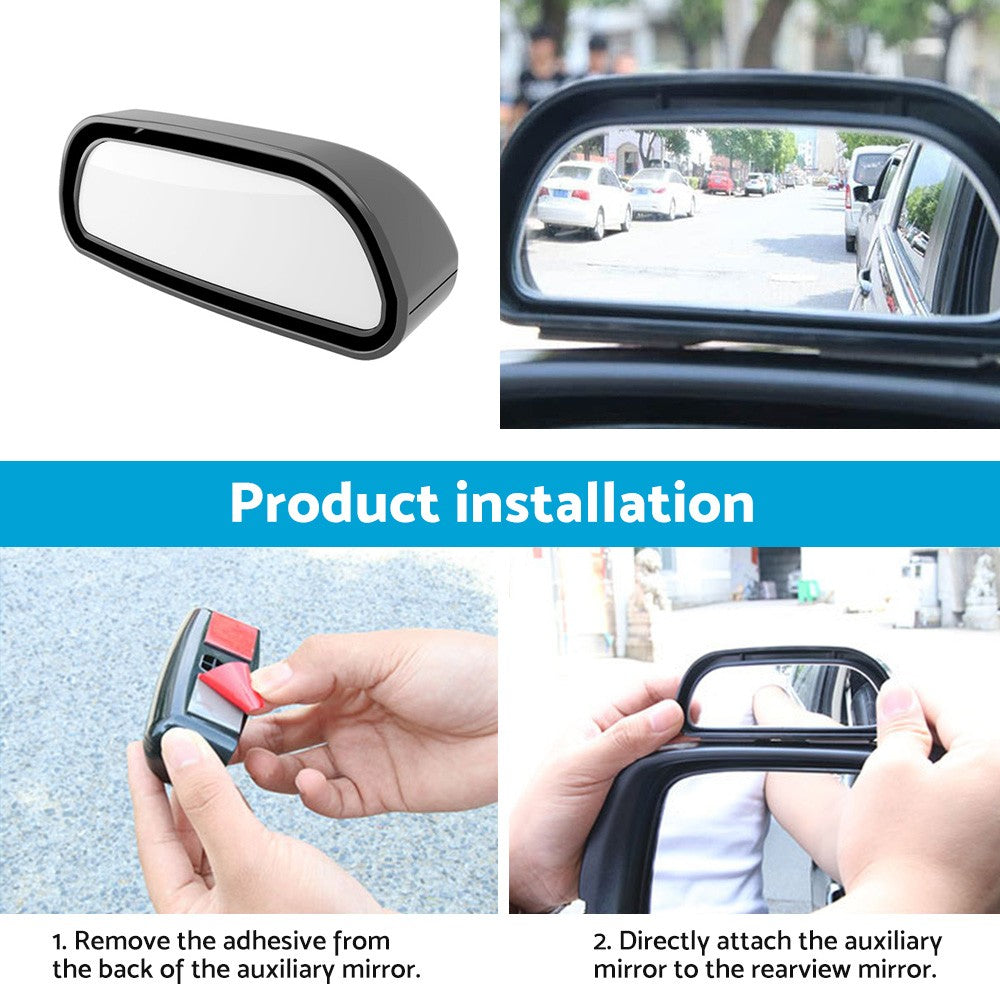Pair Side Blind Spot Mirror Suitable for Jeep Wrangler 11x4.2x3.3cm
