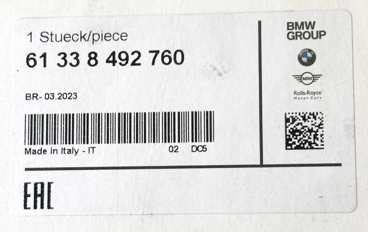 Genuine BMW X1 F48 LCI X2 F39 16d 18i 20i 25i 25dX Low Pitch Horn 61338492760