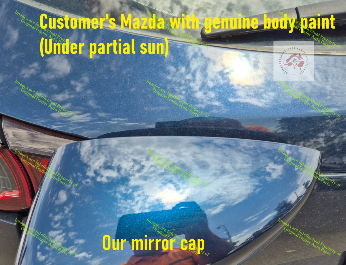 Left Side Mirror Cap Housing Case Mazda CX-9 CX9 TC Deep Crystal Blue Mica 42M