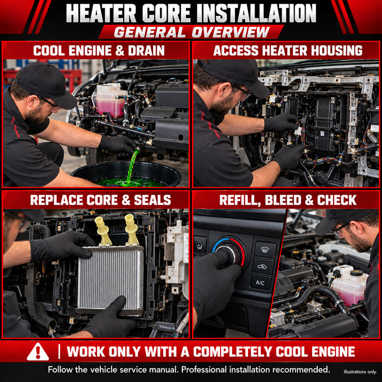 Heater Core Fit For Subaru Liberty 2.2L Automatic Manual Petrol Diesel 1991-1994