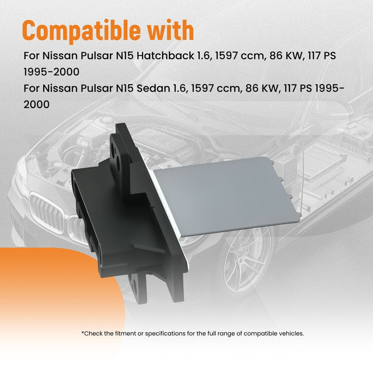 HVAC Blower Motor Fan Resistor for Nissan Navara D22 4WD 1997-2005 271501N760