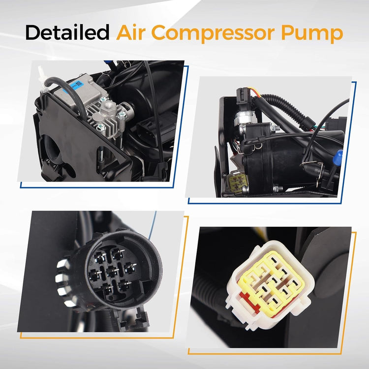 12v Air Suspension Compressor Pump Fit for Cadillac, Escalade ESV, EXT, Chevy
