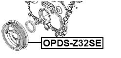 OPDS-Z32SE Febest Crankshaft Pulley 4811527 12615141
