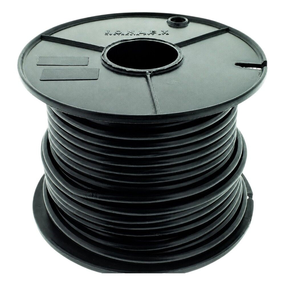 Tycab CW1601 6mm Single Core Auto Cable Black 12 Volt 30 Amp Wire 30m Roll