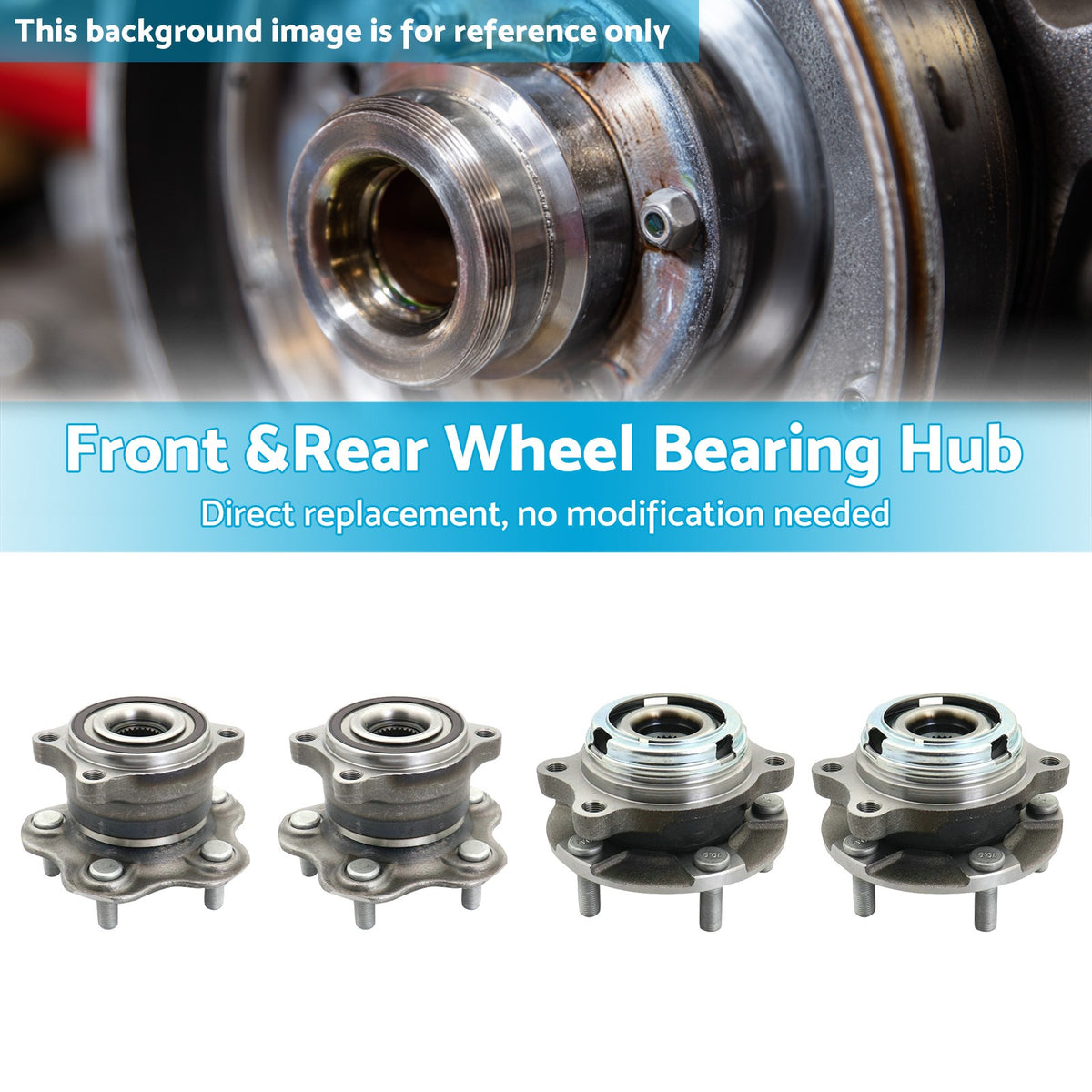 Front & Rear Wheel Bearing Hub Suitable For Nissan Elgrand E51 Murano Z50 4WD