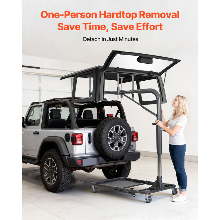 Uimoso Foldable Hardtop Removal System for Jeep Wrangler Vehicles