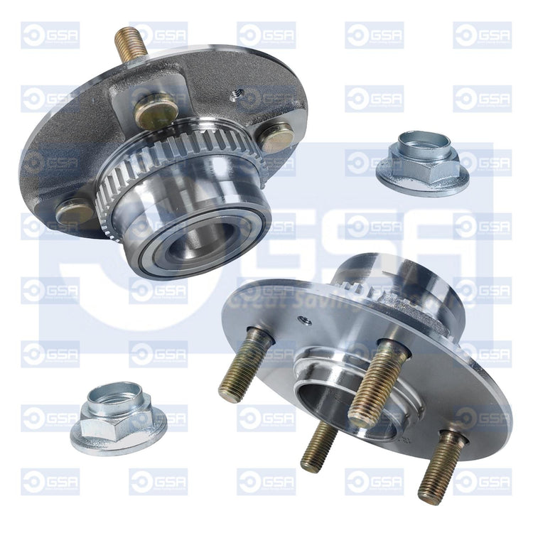 x2 New Rear Wheel Bearing Hub Assy With ABS For Hyundai Accent LC LS 2000-2006