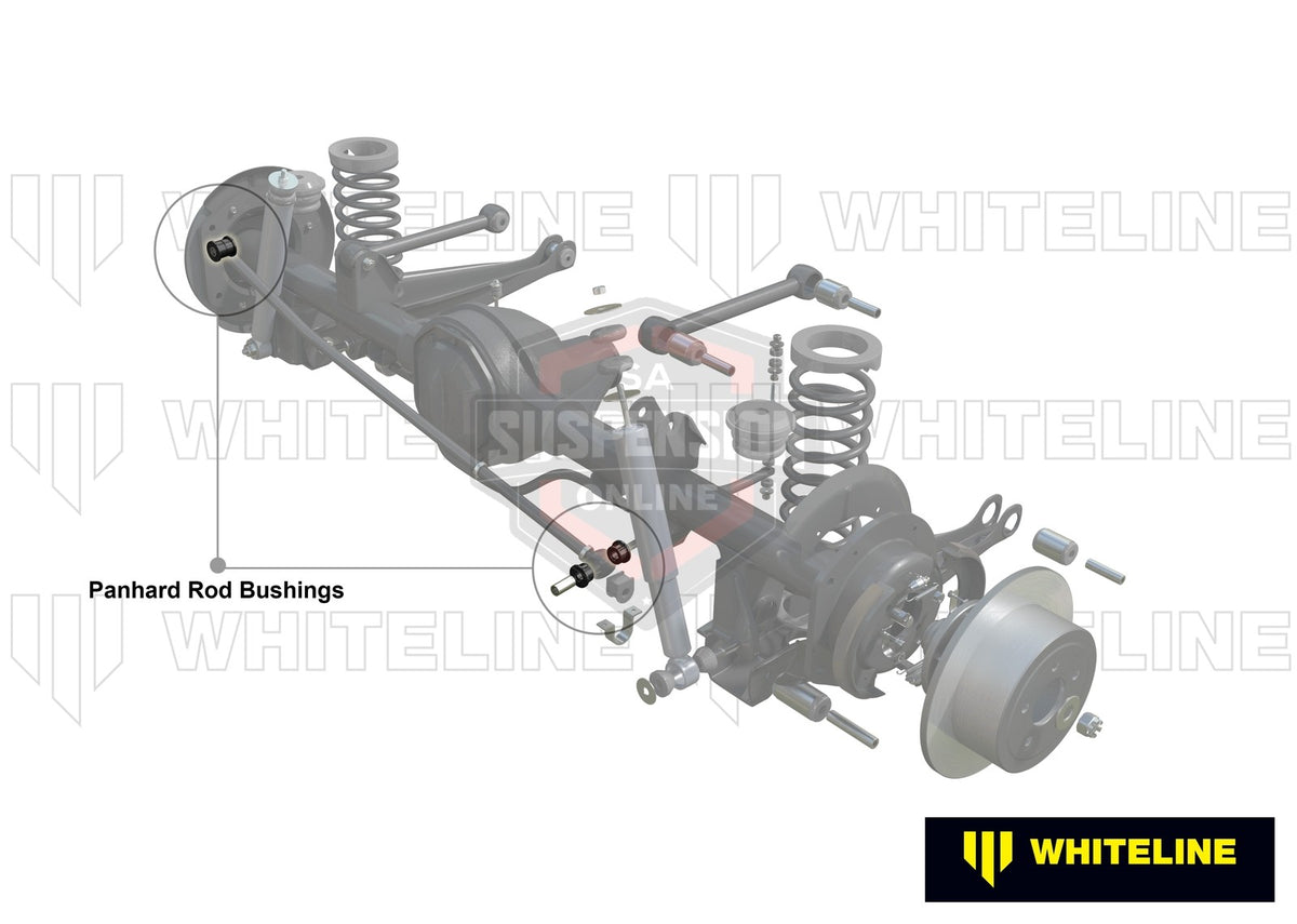 Whiteline W81006 - Panhard Rod - Bushing Kit (Mounting- panhard rod)