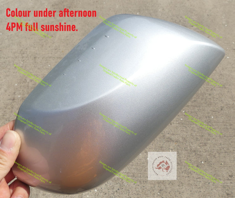 Right Side Mirror Cap Case for Toyota Camry XV70 09/2017-2026 Silver Pearl 1F7