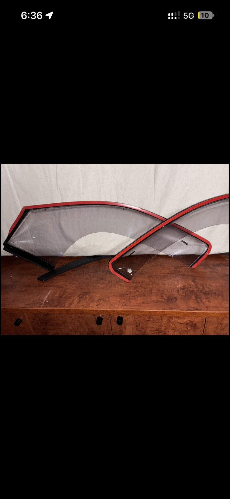Genuine OEM Mopar Jeep Wrangler JL /Gladiator JT Half Door Upper Windows (Pair)⁠