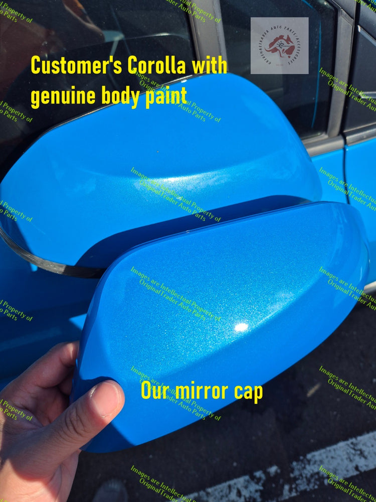 Left Side Mirror Cover Case Cap for Toyota Corolla E210 Series Eclectic Blue 8W9