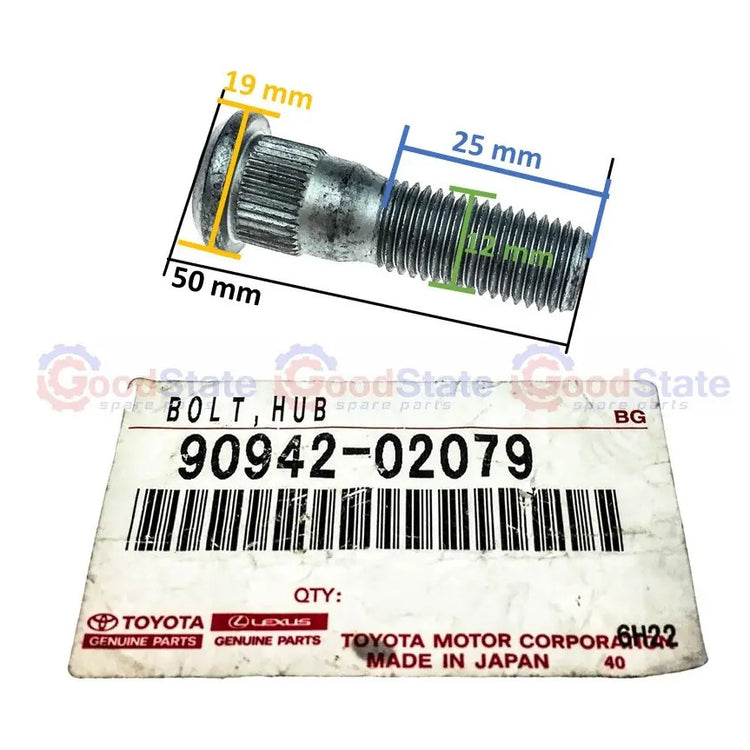 Genuine Tacoma VZN160 RZN196 RZN191 RZN171 RZN161 Rear Wheel Hub Stud Bolt