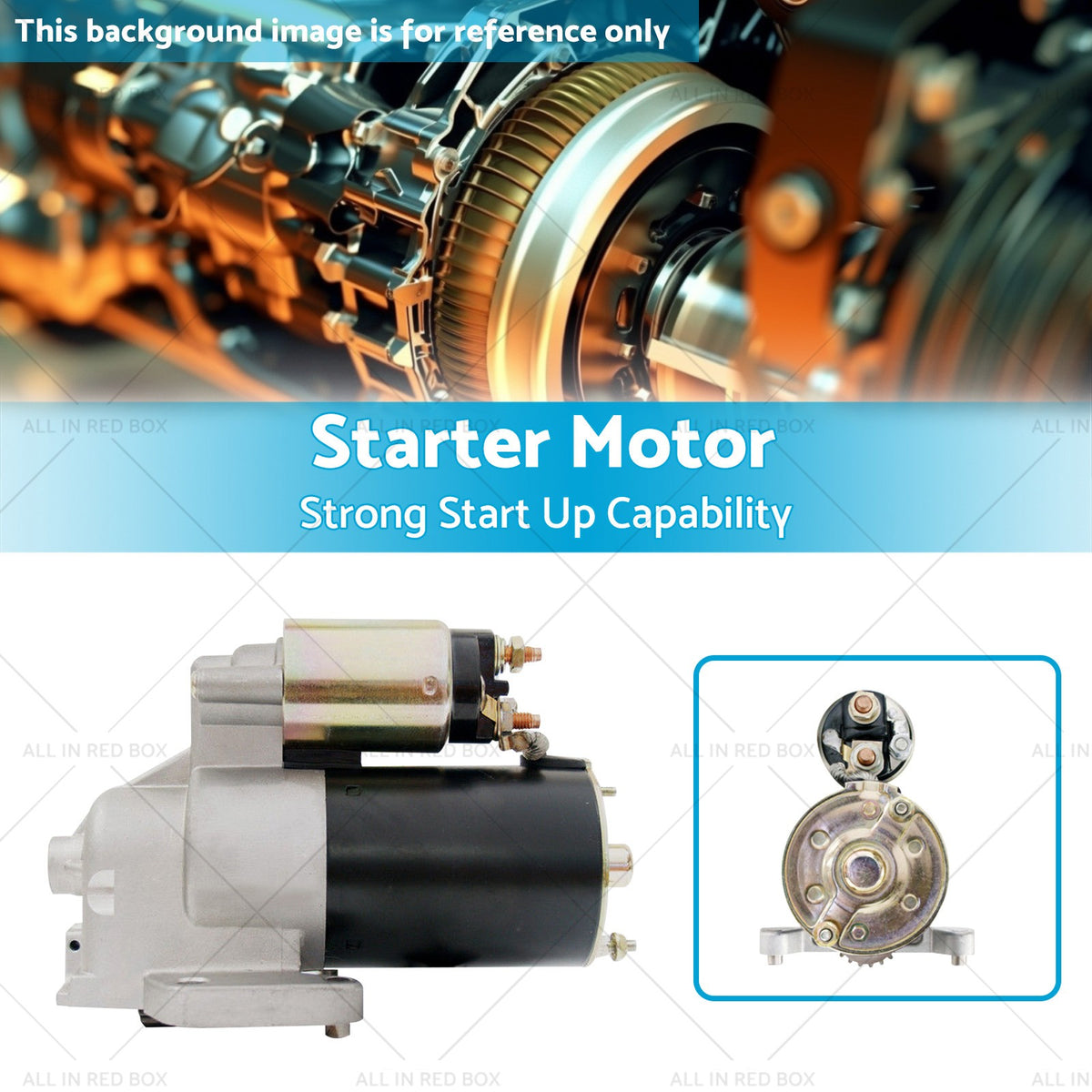 Starter Motor Suitable For Ford Falcon XR-8 FG 5.4L V8 BOSS Petrol 290 2008-2011