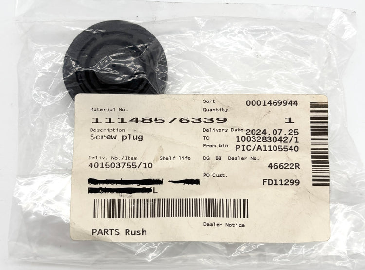 Genuine BMW 1-8 Series X1-X7 & MINI Timing Case Screw Plug M34X1.5 11148576339