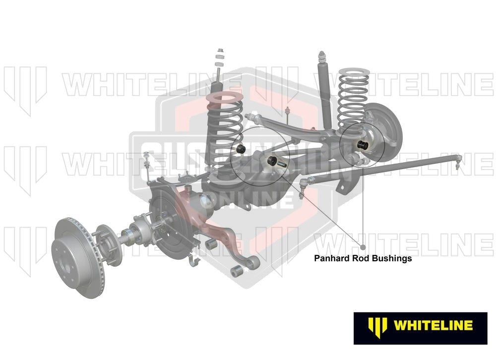 Whiteline W81430 - Panhard Rod - Bushing Kit (Mounting- panhard rod)