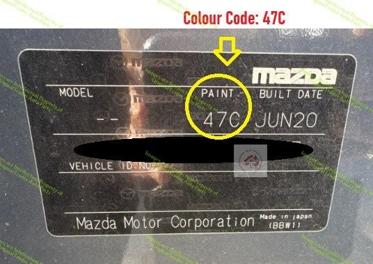 Right Door Mirror Cap Housing Mazda CX-8 CX8 KG Polymetal Grey Metallic *47C*