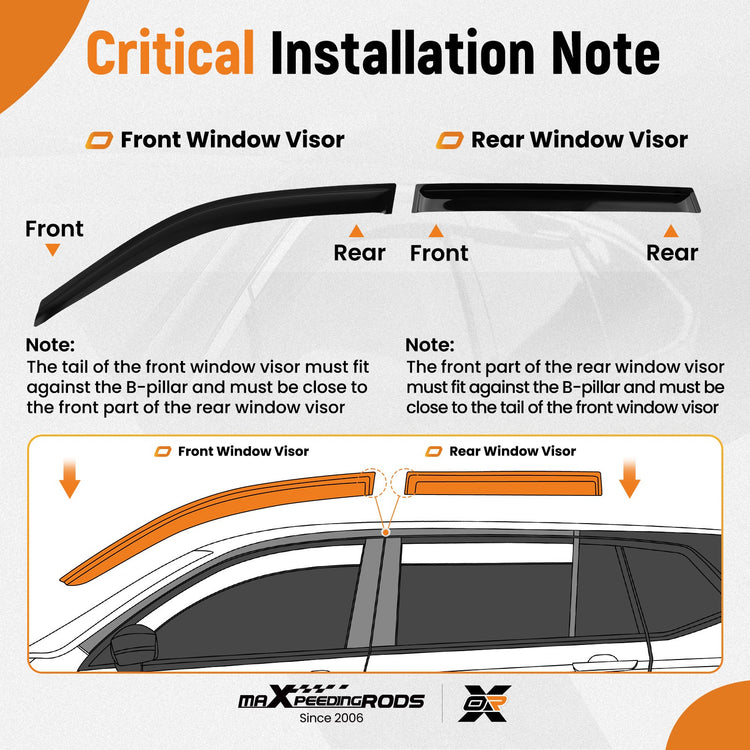 Rain Guards for Toyota Land Cruiser Prado 150 Series 09-22 Weathershield