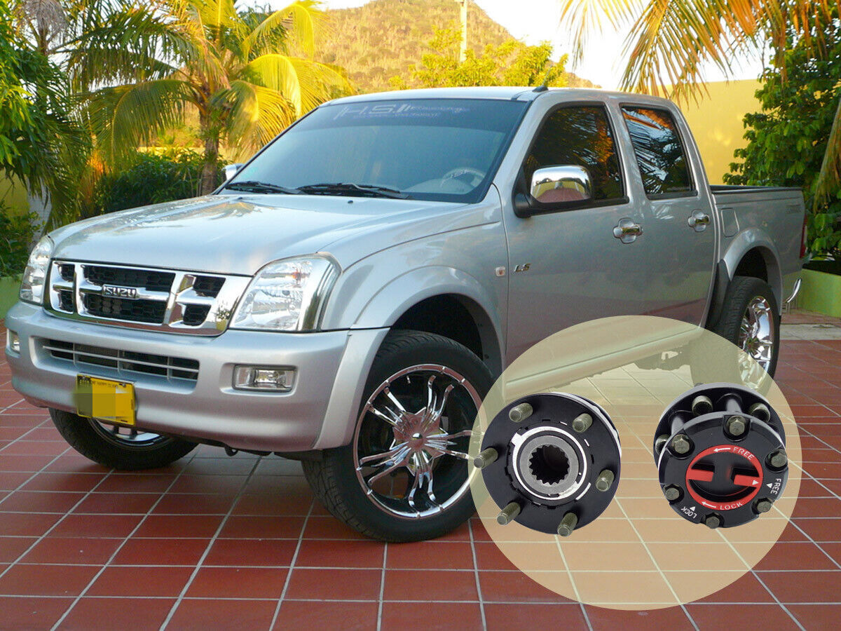 A pair Free Wheeling Hub Locking Sets For Holden Rodeo Colorado ISUZU DMAX 87-98