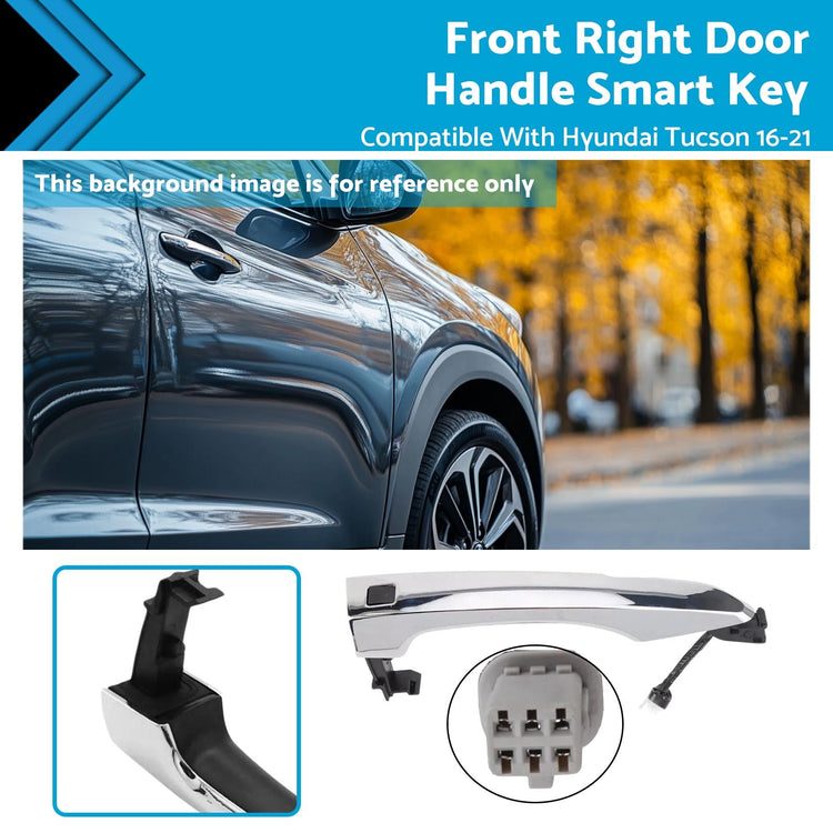 Front Right Door Handle Smart Key Suitable For Hyundai Tucson 16-21 82661-D3710