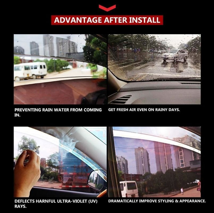 Window Visors /Weathershields/Weather Shields for Ford Everest Next Gen (22-24)