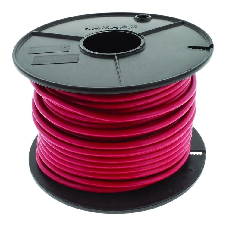 Tycab CW1605 6mm Single Core Auto Cable Red 12 Volt 30 Amp Wire 30m Roll