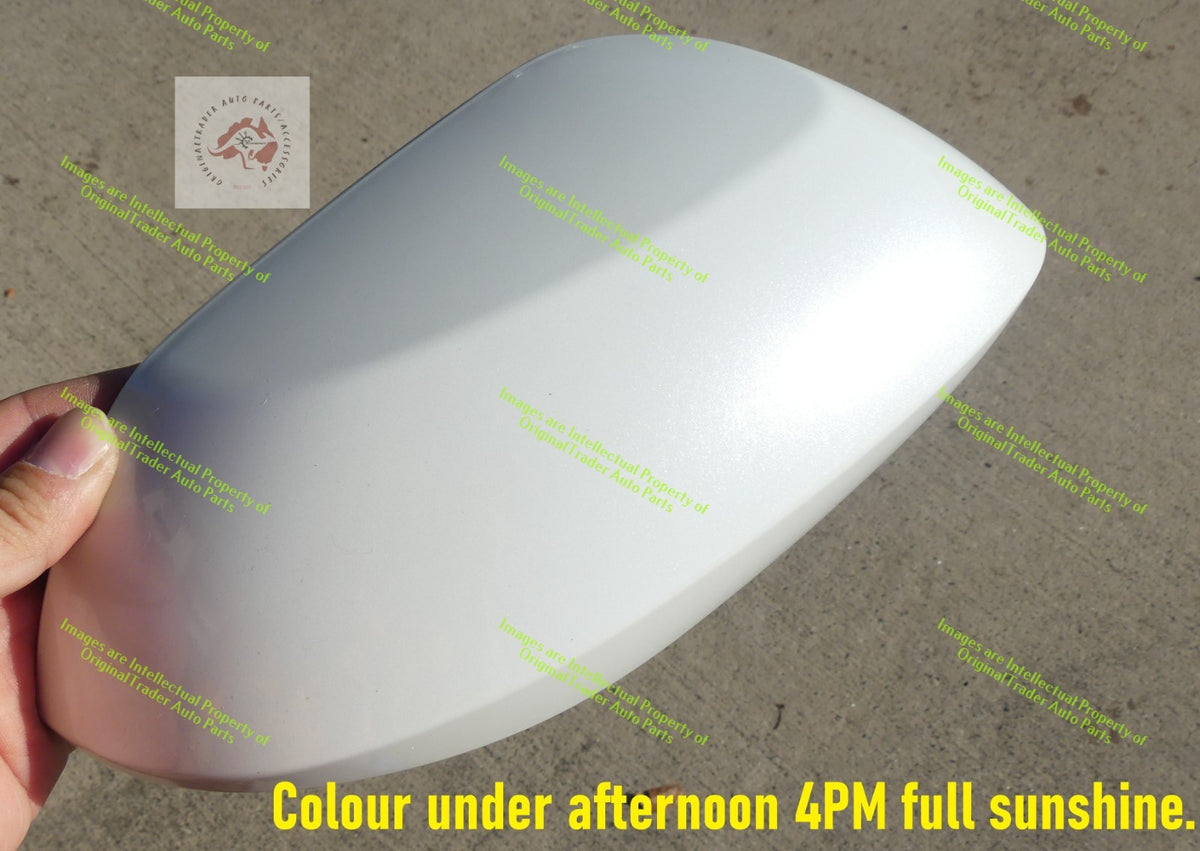 Right Side Mirror Case Cap for Toyota Corolla E210 Series Frosted White 089