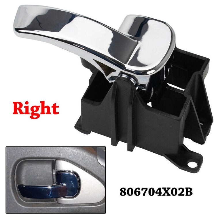 Pair LH+RH Inner Door Handle For Nissan Navara D40 05~15 Pathfinder R51 05~13