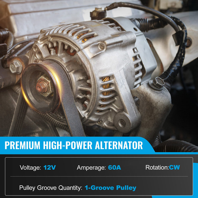 New Alternator 60A For Toyota Hilux RN85R 2.4L Petrol 22R 1988 - 1997