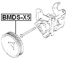 BMDS-X5 Febest Power Steering Pump Pulley 32421740858