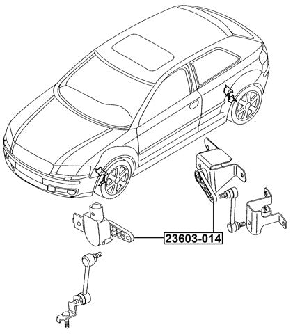 Height Control Sensor Fits Audi 1T0907503