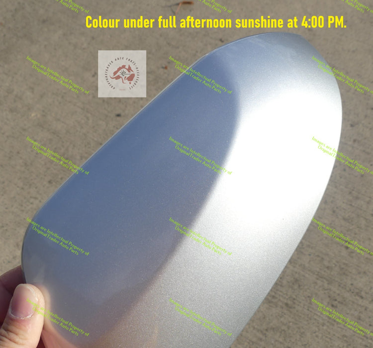 Left Side Mirror Cover Cap Case for Toyota Corolla E210 Series Silver Pearl 1F7